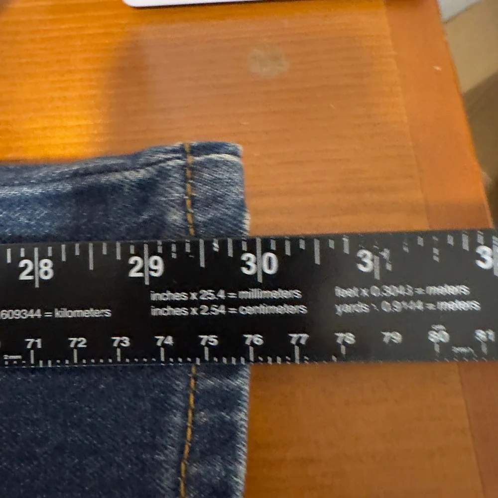 NWT Levi's 537 Western Bootcut Jeans Mens 36x30 Blue‎ Baggy Cowboy Denim